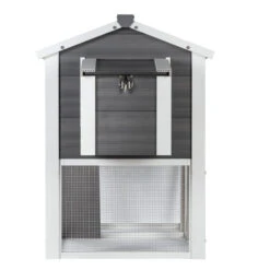 New Age Pet Garden Coop Gray/Antique White (31.70" L X 60.20" W X 43.30" H) -Bird Supply Store new age pet garden coop gray antique white 31 70 l x 60 20 w x 43 30 h 109