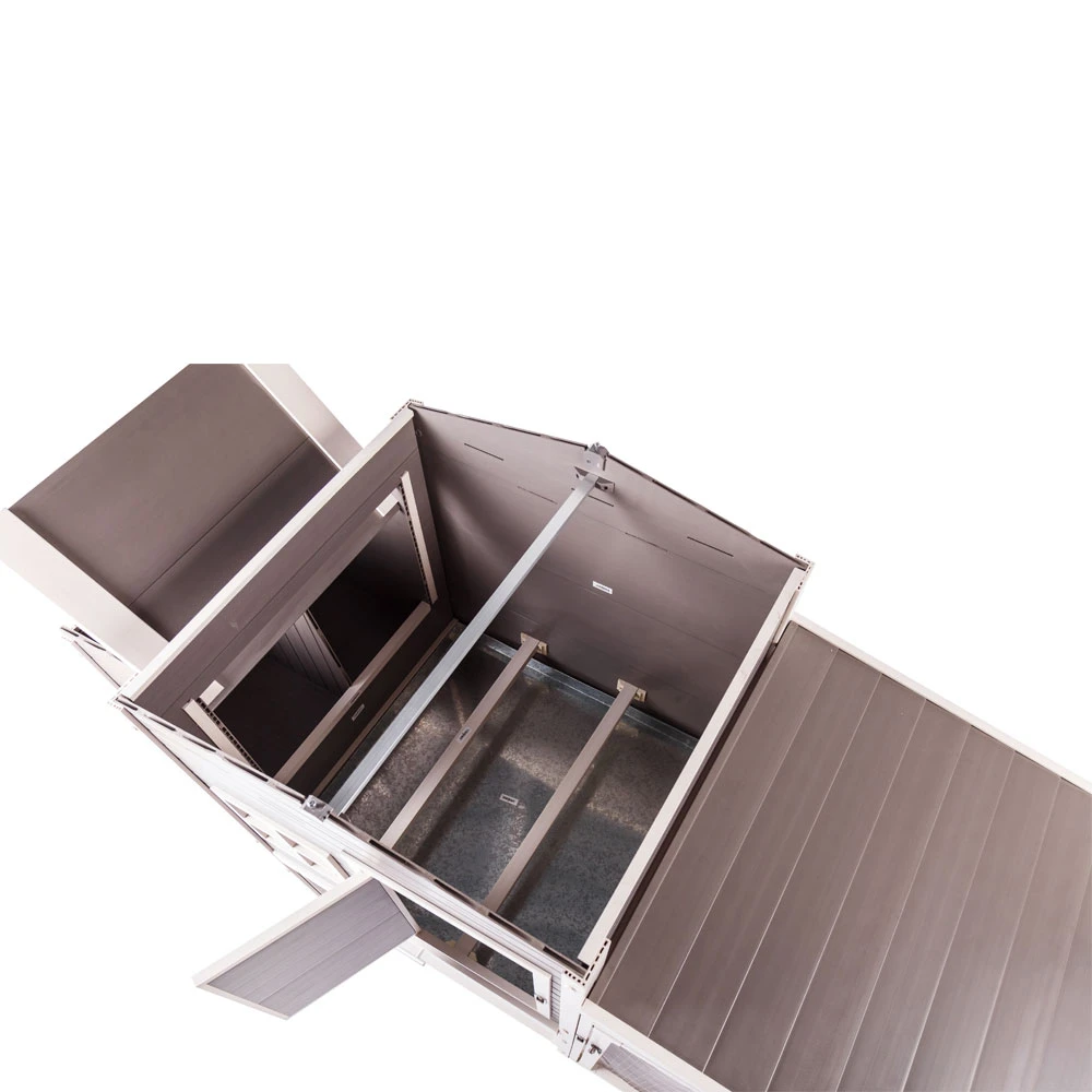 New Age Pet Hampton Chicken Barn With Pen Gray/Antique White (29.90" L X 74.80" W X 46.50" H) 10 New Age Pet Hampton Chicken Barn With Pen Gray/Antique White (29.90" L X 74.80" W X 46.50" H) - Image 8