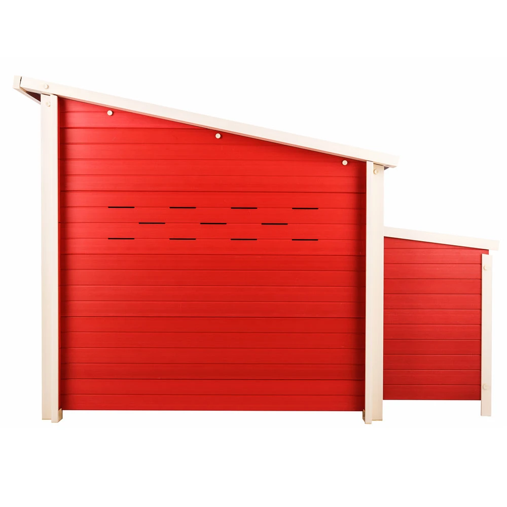 New Age Pet Jumbo Fontana Chicken Barn In Red Red/Maple (54.10" L X 46.30" W X 40.10" H) 5 New Age Pet Jumbo Fontana Chicken Barn In Red Red/Maple (54.10" L X 46.30" W X 40.10" H) - Image 4