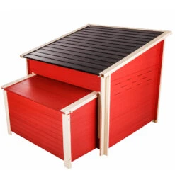 New Age Pet Jumbo Fontana Chicken Barn In Red Red/Maple (54.10" L X 46.30" W X 40.10" H) 14 New Age Pet Jumbo Fontana Chicken Barn In Red Red/Maple (54.10" L X 46.30" W X 40.10" H) -Bird Supply Store new age pet jumbo fontana chicken barn in red red maple 54 10 l x 46 30 w x 40 10 h 111