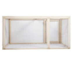 New Age Pet Jumbo Fontana Chicken Pen Maple (41.10" L X 59.80" W X 29.30" H) -Bird Supply Store new age pet jumbo fontana chicken pen maple 41 10 l x 59 80 w x 29 30 h 113