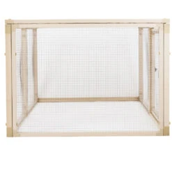 New Age Pet Jumbo Fontana Chicken Pen Maple (41.10" L X 59.80" W X 29.30" H) -Bird Supply Store new age pet jumbo fontana chicken pen maple 41 10 l x 59 80 w x 29 30 h 115