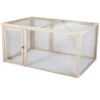New Age Pet Jumbo Fontana Chicken Pen Maple (41.10" L X 59.80" W X 29.30" H) -Bird Supply Store new age pet jumbo fontana chicken pen maple 41 10 l x 59 80 w x 29 30 h 93