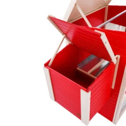 New Age Pet Sonoma Chicken Coop With Pen Red/Maple (29" L X 81.60" W X 41.70" H) -Bird Supply Store new age pet sonoma chicken coop with pen red maple 29 l x 81 60 w x 41 70 h 116