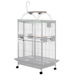 Play Top Bird Cage With 1" Bar Spacing - White (40"x30"75")