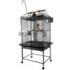 Play Top Bird Cage With 5/8" Bar Spacing - Black (32"x23"x66") 2 Play Top Bird Cage With 5/8" Bar Spacing - Black (32"x23"x66") -Bird Supply Store play top bird cage with 5 8 bar spacing black 32 x23 x66 50