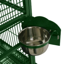 Play Top Bird Cage With 5/8" Bar Spacing - Green (18"x18"x54") 11 Play Top Bird Cage With 5/8" Bar Spacing - Green (18"x18"x54") -Bird Supply Store play top bird cage with 5 8 bar spacing green 18 x18 x54 95