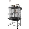 Play Top Bird Cage With 5/8" Bar Spacing - Platinum (32"x23"x66") -Bird Supply Store play top bird cage with 5 8 bar spacing platinum 32 x23 x66 57