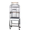 Play Top Bird Cage With Plastic Base - Platinum (22"x17"x66") -Bird Supply Store play top bird cage with plastic base platinum 22 x17 x66 49