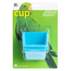 Prevue High Back Plastic Cup Cage Accessory, 4-oz Cup -Bird Supply Store prevue high back plastic cup cage accessory 4 oz cup 77