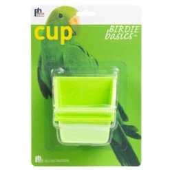 Prevue High Back Plastic Cup Cage Accessory, 4-oz Cup -Bird Supply Store prevue high back plastic cup cage accessory 4 oz cup 79
