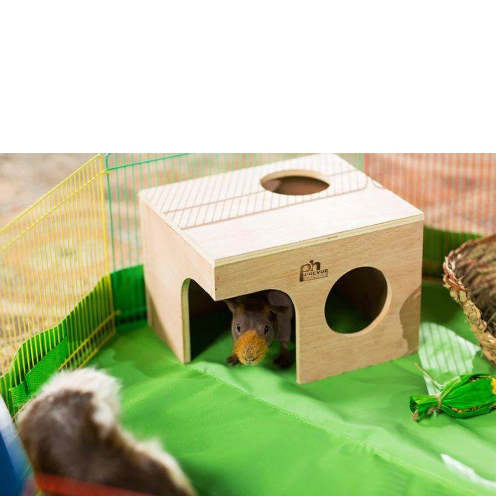 Prevue Large Wood Guinea Pig Hut 5 Prevue Large Wood Guinea Pig Hut - Image 3