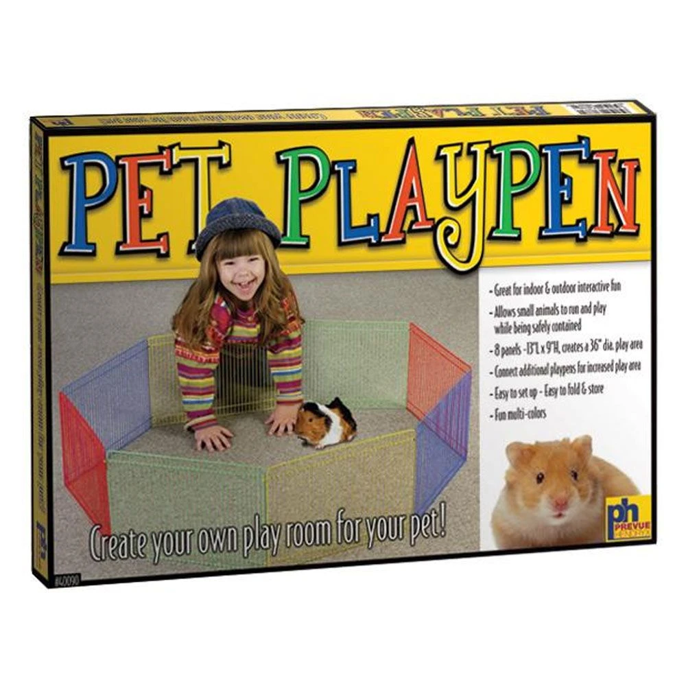 Prevue Multicolor Pet Playpen For Small Animals 4 Prevue Multicolor Pet Playpen For Small Animals - Image 2