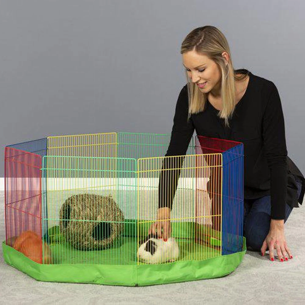 Prevue Multicolor Playpen Tall For Small Animals 6 Prevue Multicolor Playpen Tall For Small Animals - Image 4