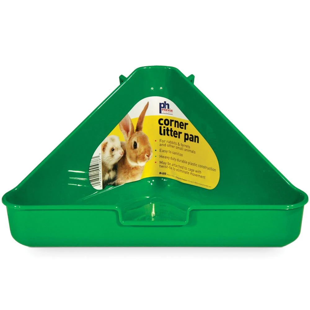 Prevue Plastic Corner Litter Pans For Small Animals 5 Prevue Plastic Corner Litter Pans For Small Animals - Image 3