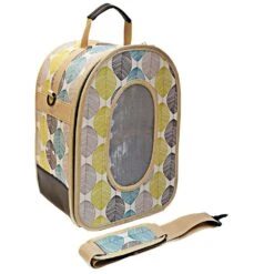 Soft Sided Travel Carrier - Tan (14.5"x10.5"x7") -Bird Supply Store soft sided travel carrier tan 14 5 x10 5 x7 106