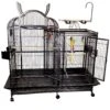 Split Level House Cage With Divider (42"x26"x61") -Bird Supply Store split level house cage with divider 42 x26 x61 37