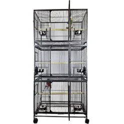 Triple Stack Bird Cage - Platinum (36"X24"x76")