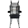 Victorian Open Top Bird Cage - Black (26"x20"x65") -Bird Supply Store victorian open top bird cage black 26 x20 x65 53