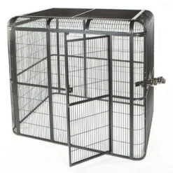 Walk In Aviary - Black (62"x62"x79") 8 Walk In Aviary - Black (62"x62"x79") -Bird Supply Store walk in aviary black 62 x62 x79 96