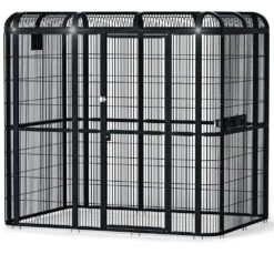 Walk In Aviary - Black (86"x62"x79")