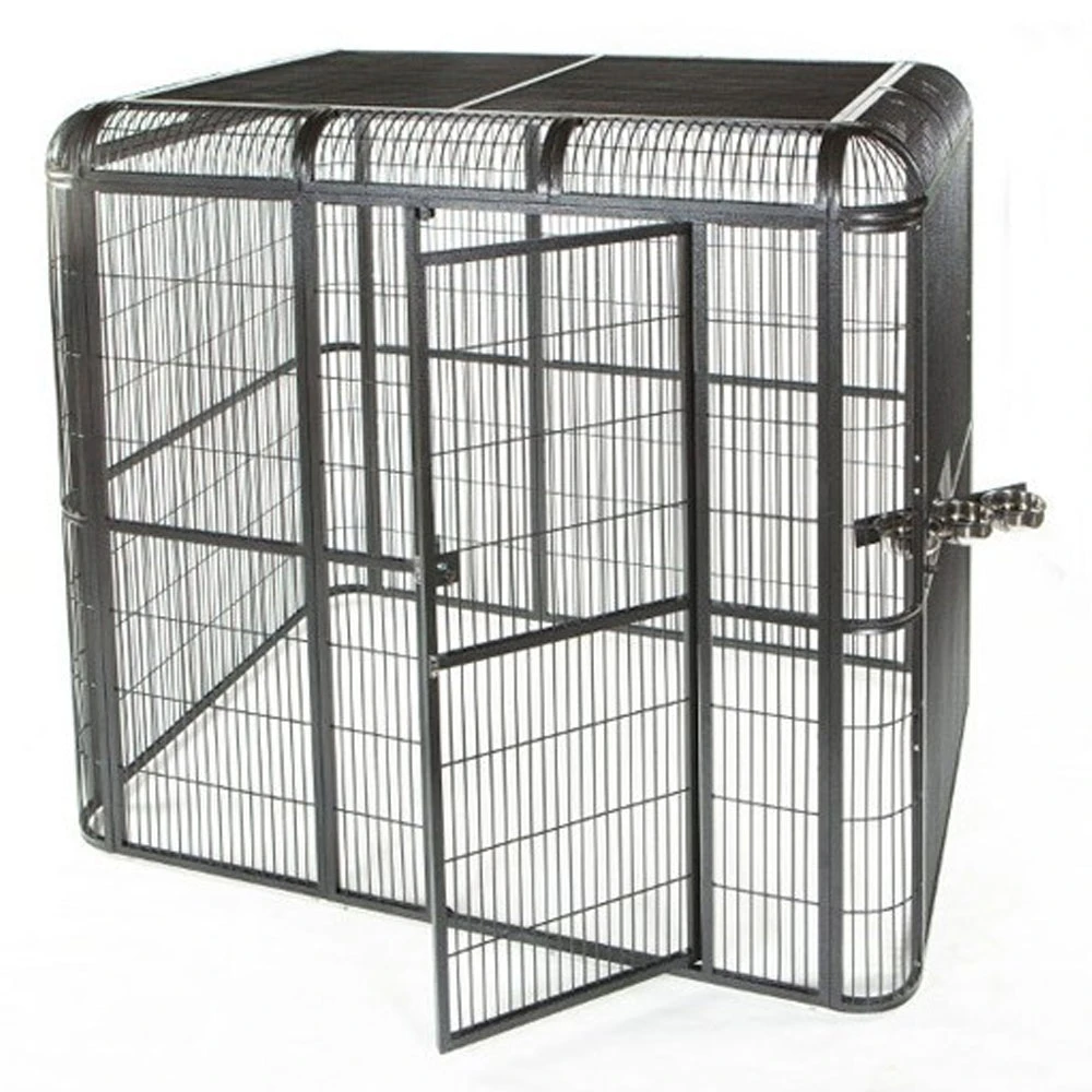 Walk In Aviary - Black (86"x62"x79") 5 Walk In Aviary - Black (86"x62"x79") - Image 3