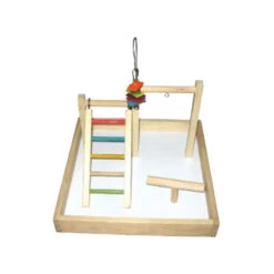 Wood Tabletop Play Station (17"x17"x12")